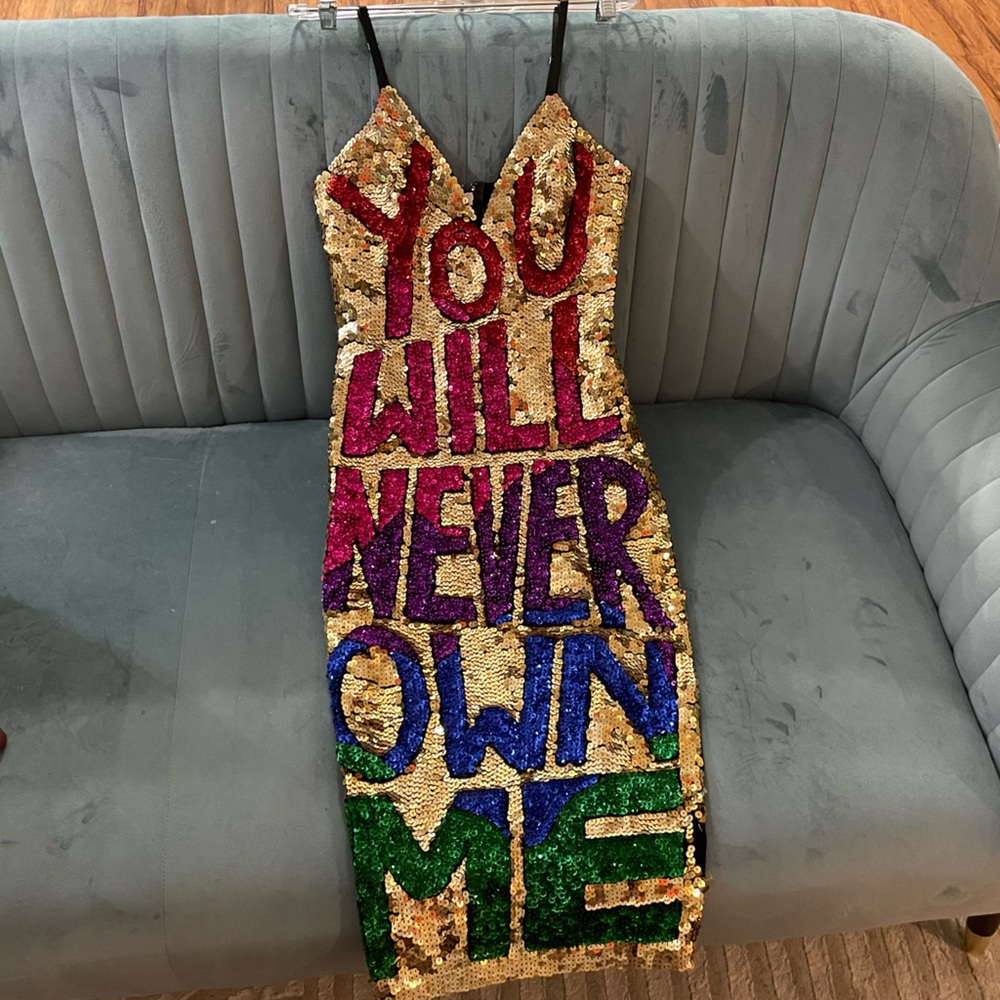 Discount Universe midi sequins dress